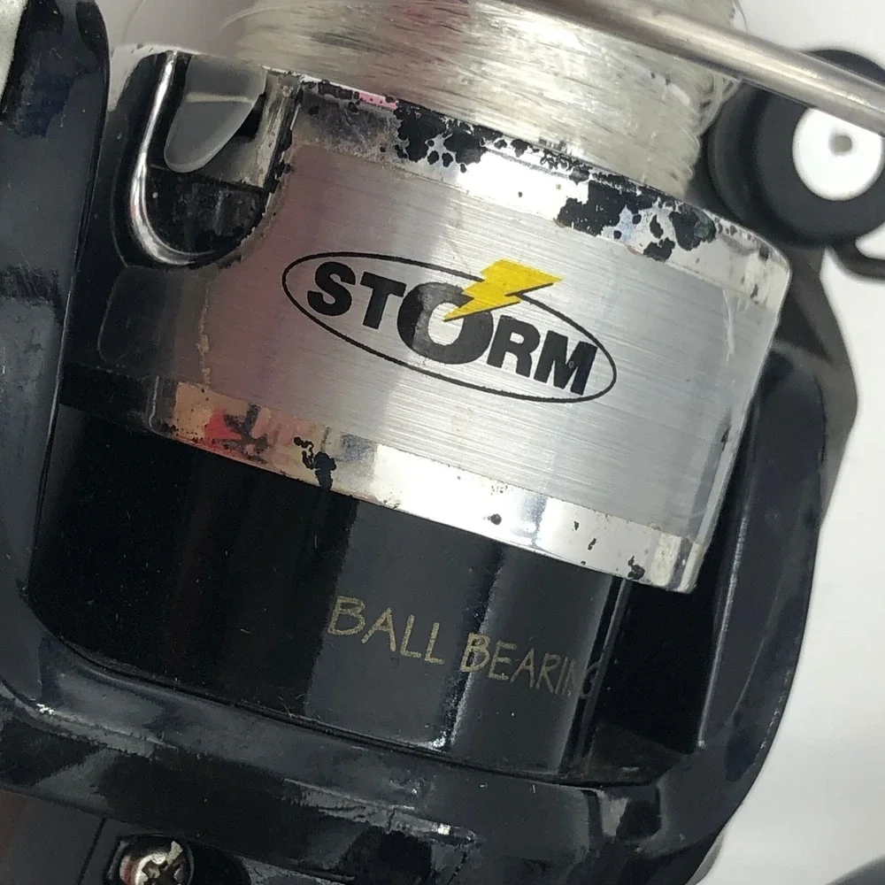 Storm Spincast Red Fishing Reel TSSCK-3 Black